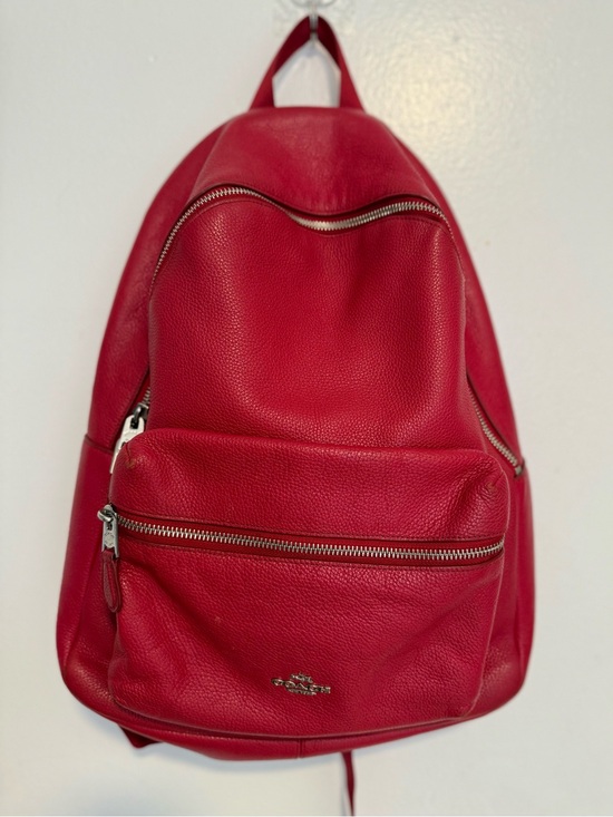 coach charlie leather backpack Medium Black Medium Style Exchange Boutique Coach Mini Charlie Leather Backpack